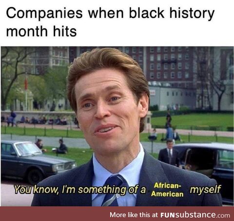 How do you do, fellow African-Americans?