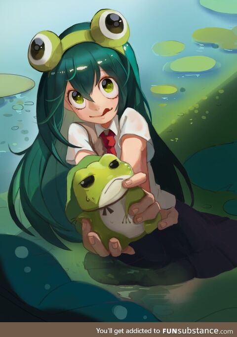 Froggo Fun #49/Froppy Friday - "Look at this cool frog I found."