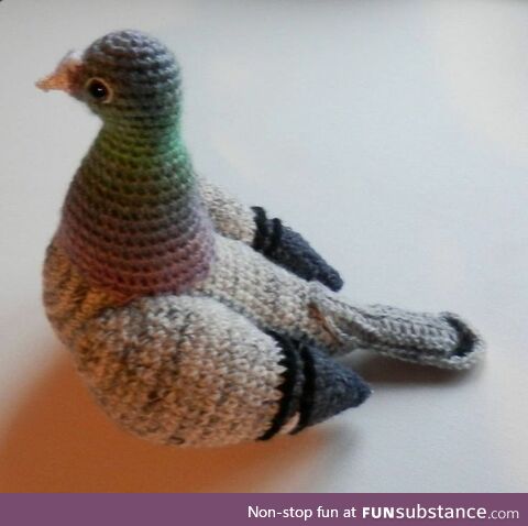 Crocheted Pigeon