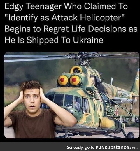 Could have at least picked a Ka-52 instead of a crappy Mi-17