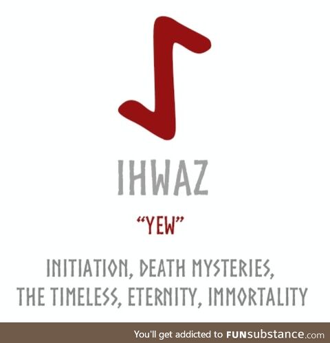 Rune Meaning - Ihwaz