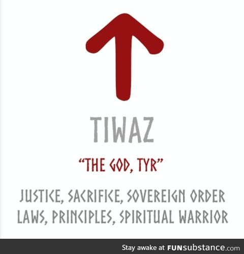 Rune Meaning - Tiwaz