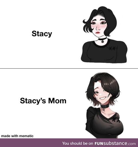 Stacy’s mom.
