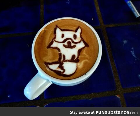 Coffee Art #26 - Fox