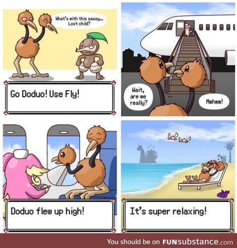 So That's How Wingless Pokémon Use Fly