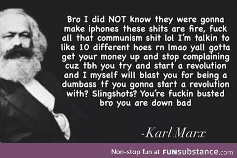 Is this a real quote from Marx?