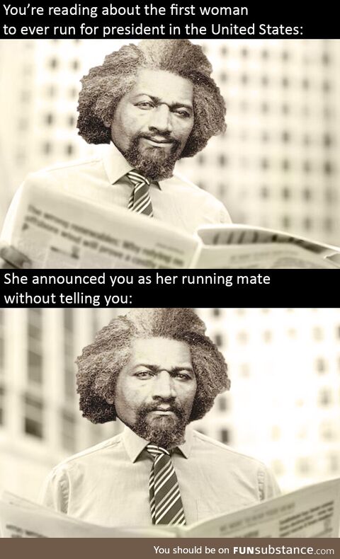 A normal morning for Frederick Douglass