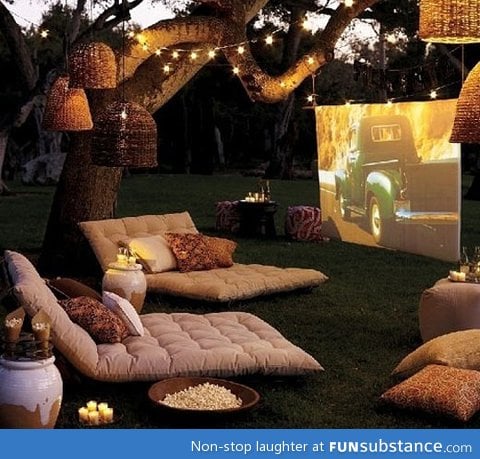 The perfect place for movie nights