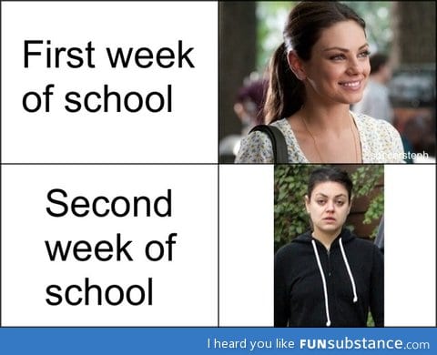 First week of school