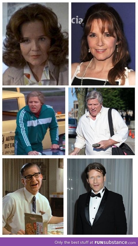 Back to the future: Makeup aging them 30 years vs. Actually aging 30 years