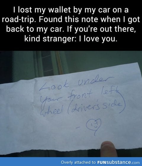 Kind stranger