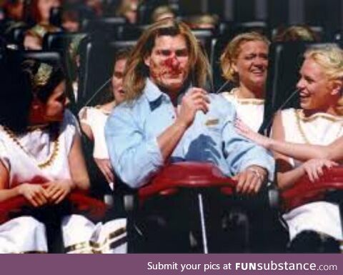 23 years ago today Italian model/actor Fabio got hit in the face by a goose while riding