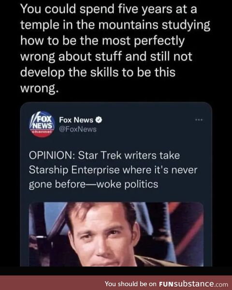 Tell me you never watched Star Trek without telling me