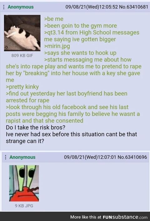 Anon does the risk management