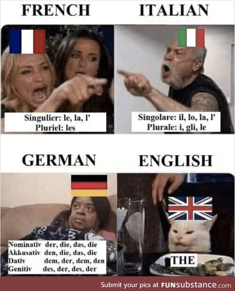 English just keeps some things simple