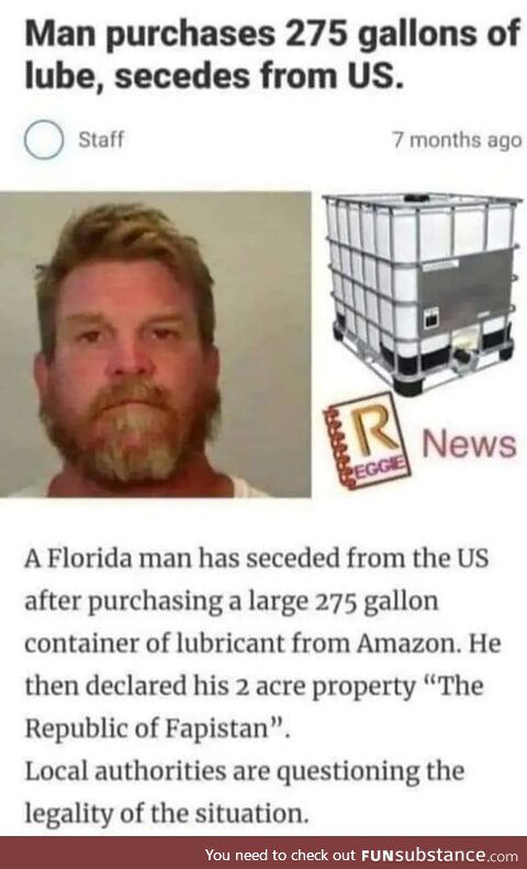 Florida Man strikes again!