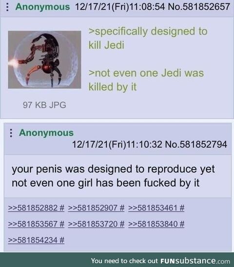 Anon gets blasted