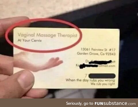 Hand your mom my business card