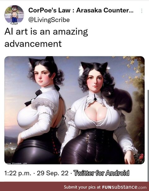 AI thiccness