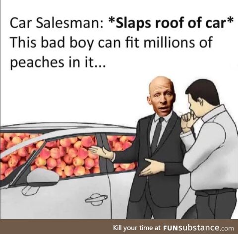 Are the peaches for free?