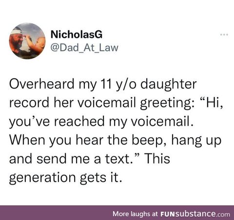 This generation gets it