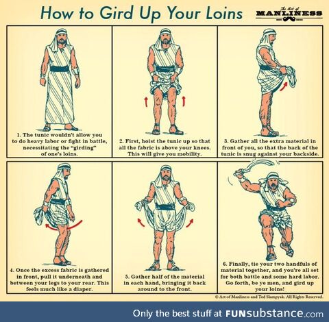 How to gird up your loins