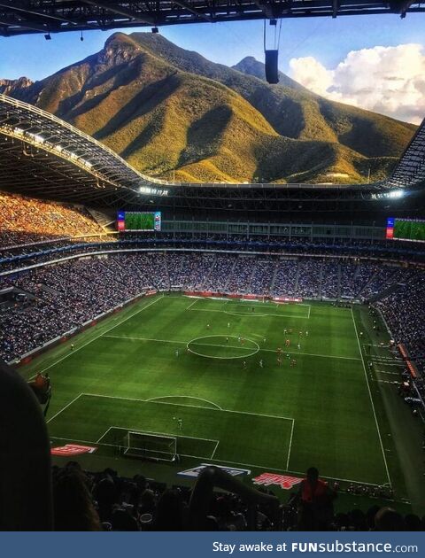 Awe inspiring stadium in mexico
