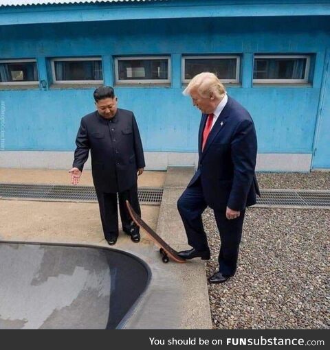 Kim Jong Un teaches Trump 720 flip