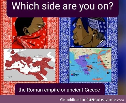 Are on on team Rome or team Greece?