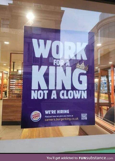 Burger King taking digs at Maccys UK