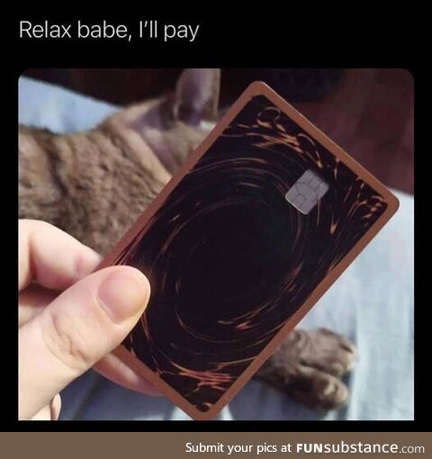 Credit card of the Forbidden One