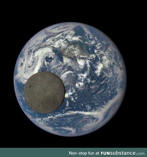 Camera 1 Million Miles Away on NASA's DISCOVR Spacecraft Captures the Moon Crossing the