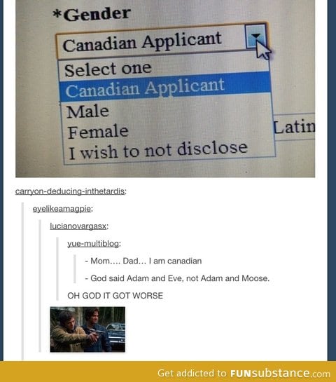 Canadian applicant
