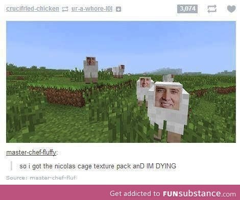 Nic Cage texture pack