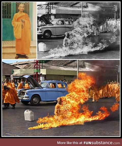 01.06.1963- Rage against the machine burns a monk for a fancy album cover