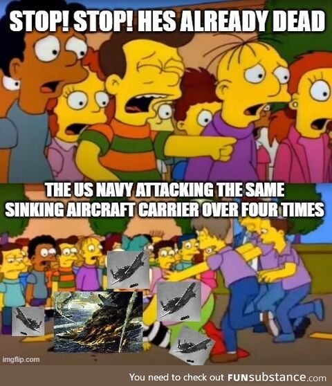 "There's no such thing as overkill."- US Navy