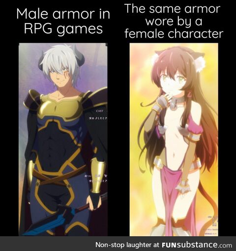 Level 99 female armor : Bras and Panties with a "little" taste of fan service