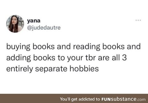 Three separate hobbies
