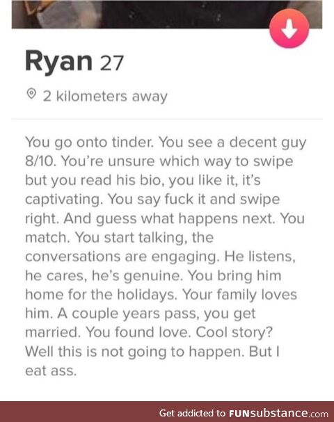 That took a turn Ryan