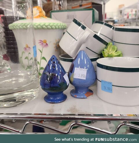 Thriftstore preowned salt & peppershakers