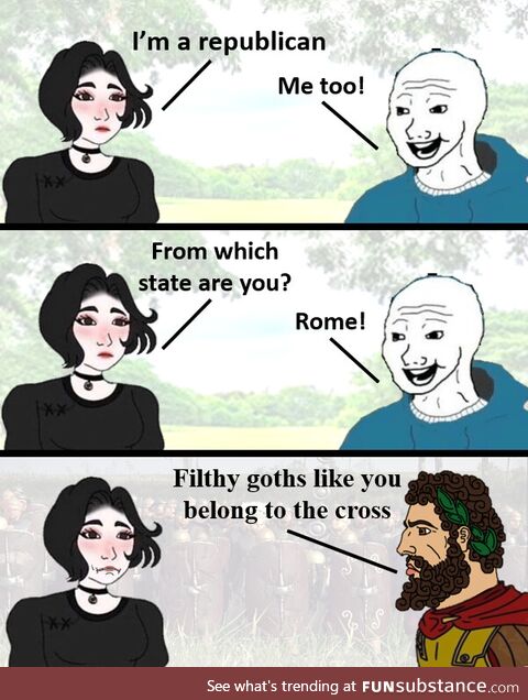 Romans didn't like goth girls