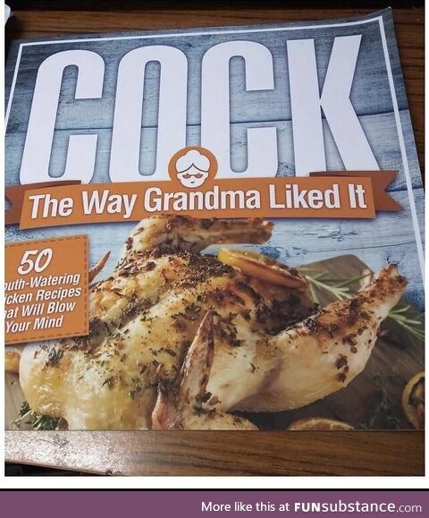 Grandma likes a mouthful!