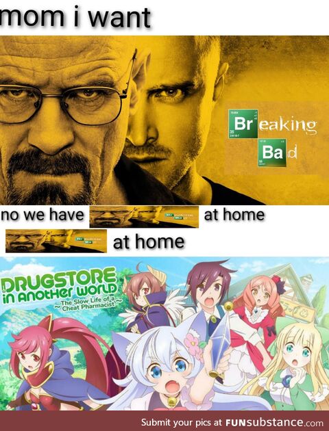 Breaking bad but with waifus