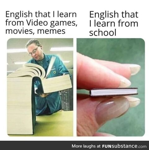 How I learnt english