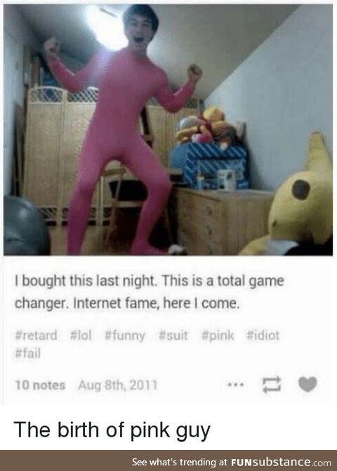 August 8, 2011. It has been 10 years since the birth of our pink lord