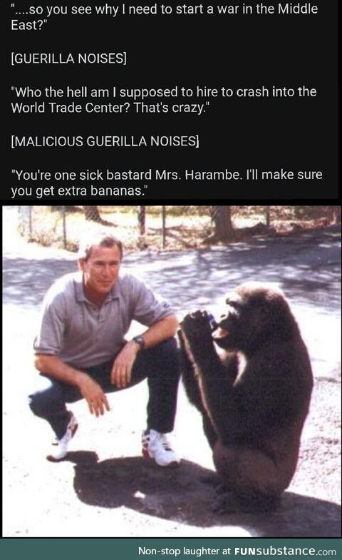 Harambe knew too much