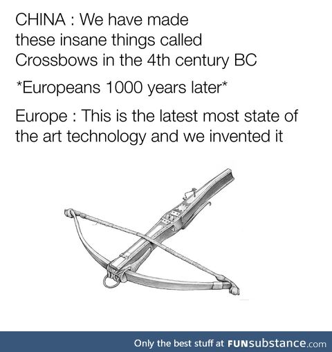 Crossbow discussion between Europe and China be like