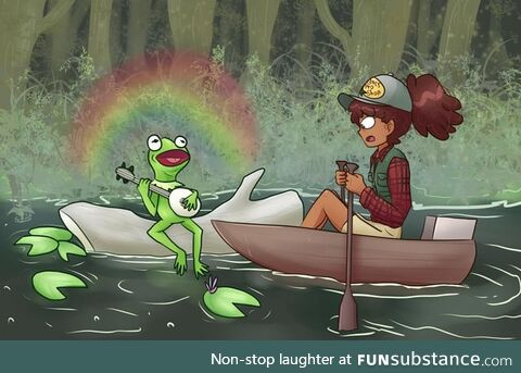 Froggos '23 #172 - Gay Frog Attempting to Convert an Innocent Girl through Song