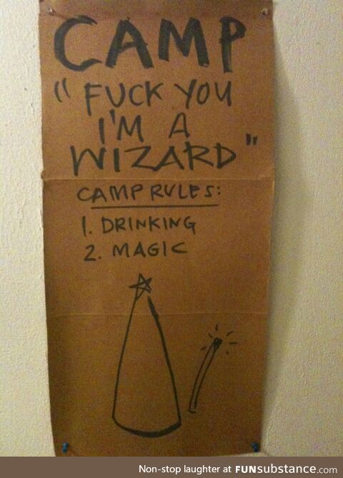 Camp rules