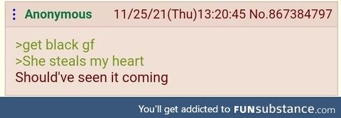 Anon is never going back